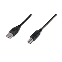 Digitus AK-300105-050-S Cavo USB 2.0 Maschio a Maschio A a B 5m Nero