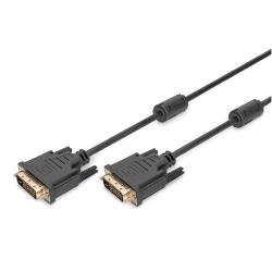 Digitus AK-320101-050-S Cavo di collegamento DVI-D 5m certificato UL20276