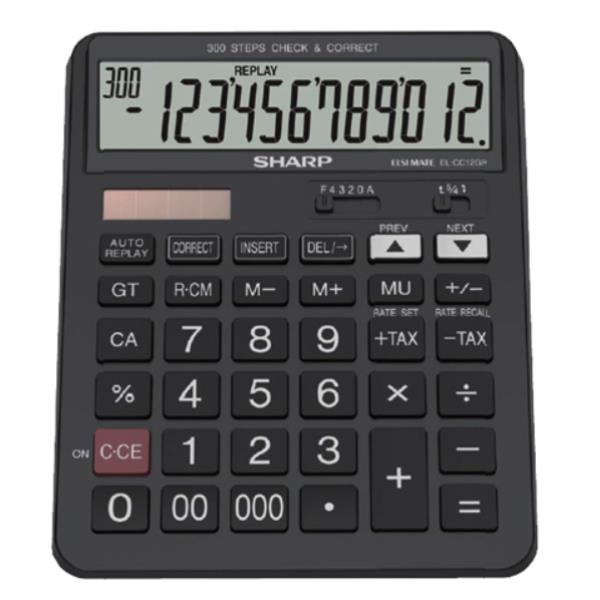 Sharp - Calcolatrice da Tavolo EL-CC12GP - 12 …