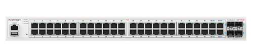 Fortinet FS-148F-FPOE switch di rete L2 Gigabit Ethernet (10/100/1000) Supporto Power over Ethernet (PoE) 1U Bianco