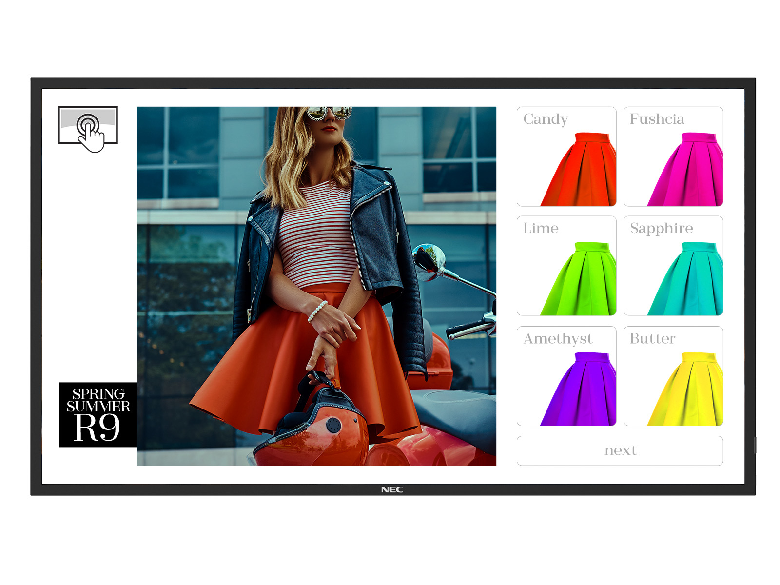55" ME-Series Large Format Display, UHD, 400cd/m2, D-LED …
