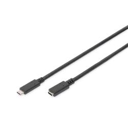 Digitus AK-300210-015-S cavo USB USB 2.0 1,5 m USB C 0,48 Gbit/s Nero