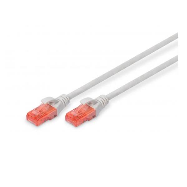 Digitus DK-1612-010 cavo di rete Grigio 1 m Cat6 U/UTP (UTP)