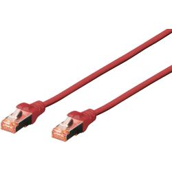 Digitus DK-1644-010/R cavo di rete Rosso 1 m Cat6 S/FTP (S-STP)