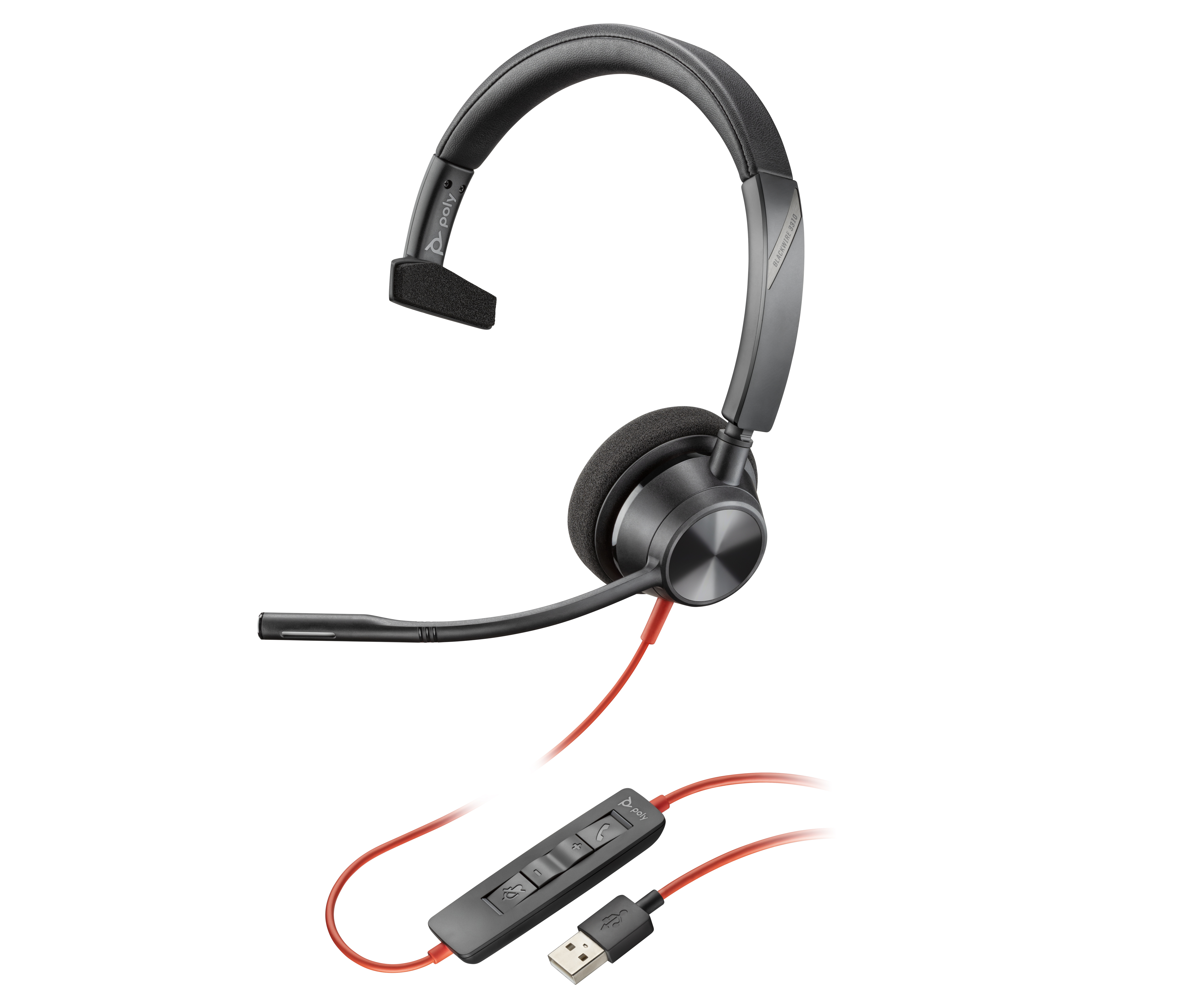 HP Poly Blackwire 5210 Monaural USB-A Headset Auricolare …
