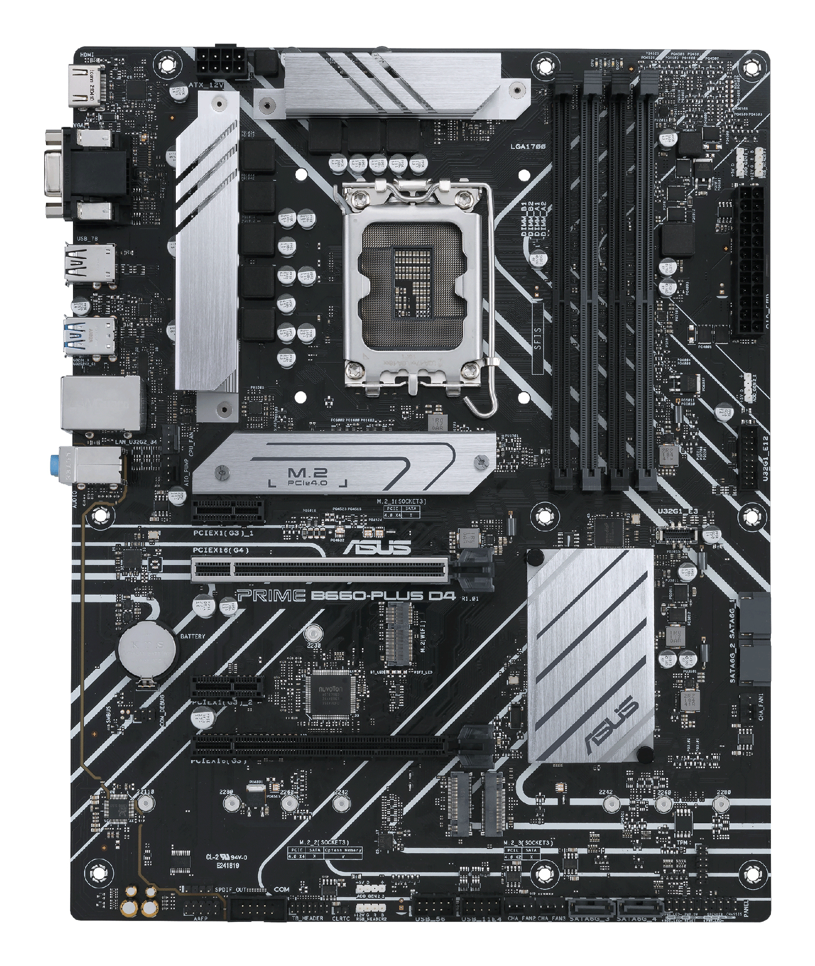 ASUS PRIME B660-PLUS D4 Intel B660 LGA 1700 …