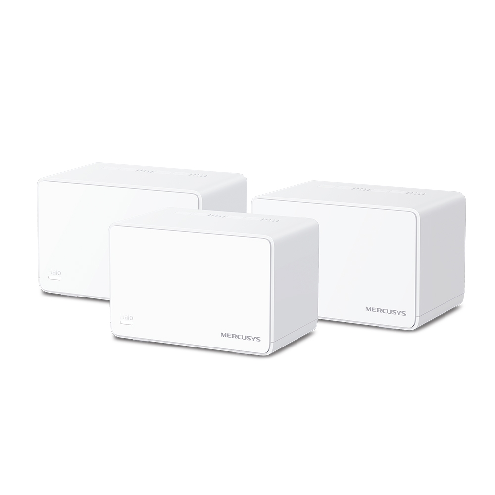 Mercusys Halo H80X (3-pack) Dual-band (2.4 GHz/5 GHz) Wi-Fi 6 (802.11ax) Bianco Interno