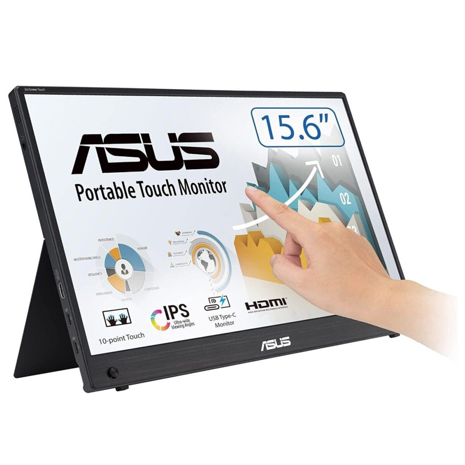 ASUS ZenScreen MB16AHT Monitor PC 39,6 cm (15.6") …