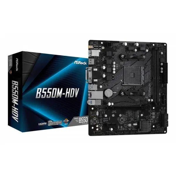 ASRock 90-MXBDJ0-A0UAYZ B550M-HDV scheda madre Micro ATX AMD …