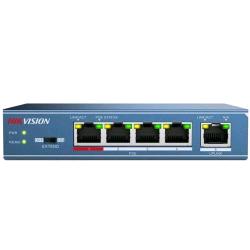 Hikvision DS-3E0105P-E/M(B) 4 Port Fast Ethernet Unmanaged POE Switch