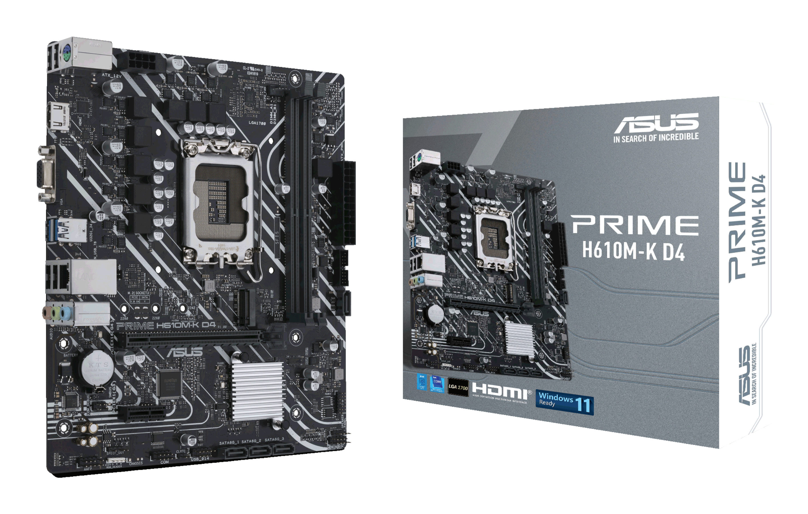 ASUS PRIME H610M-K D4 Intel H610 LGA 1700 …