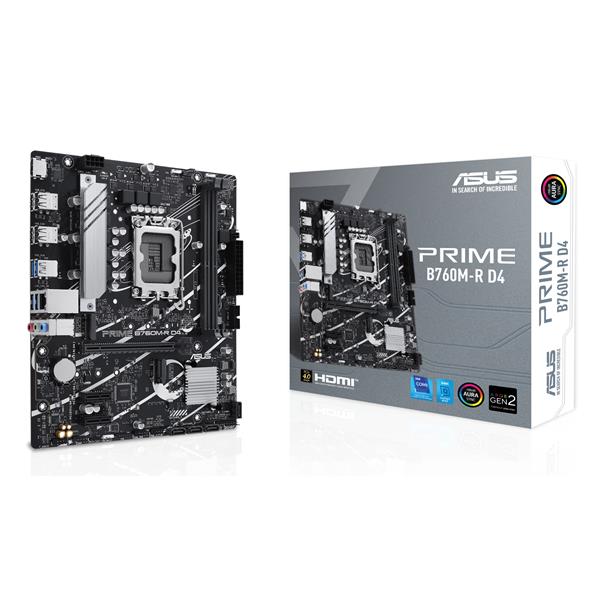 ASUS PRIME B760M-R D4 Intel B760 LGA 1700 …