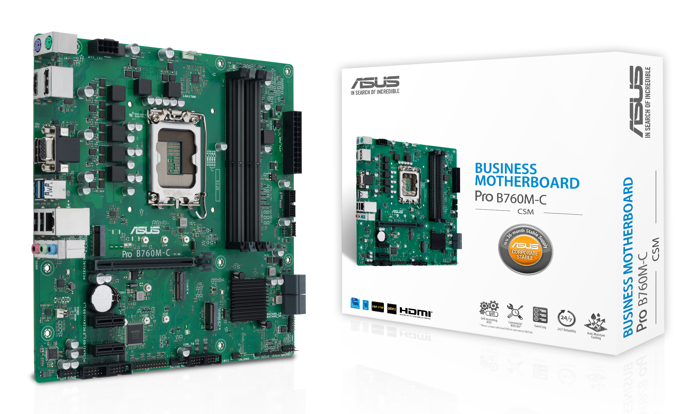 ASUS PRO B760M-C-CSM Intel B760 LGA 1700 micro …