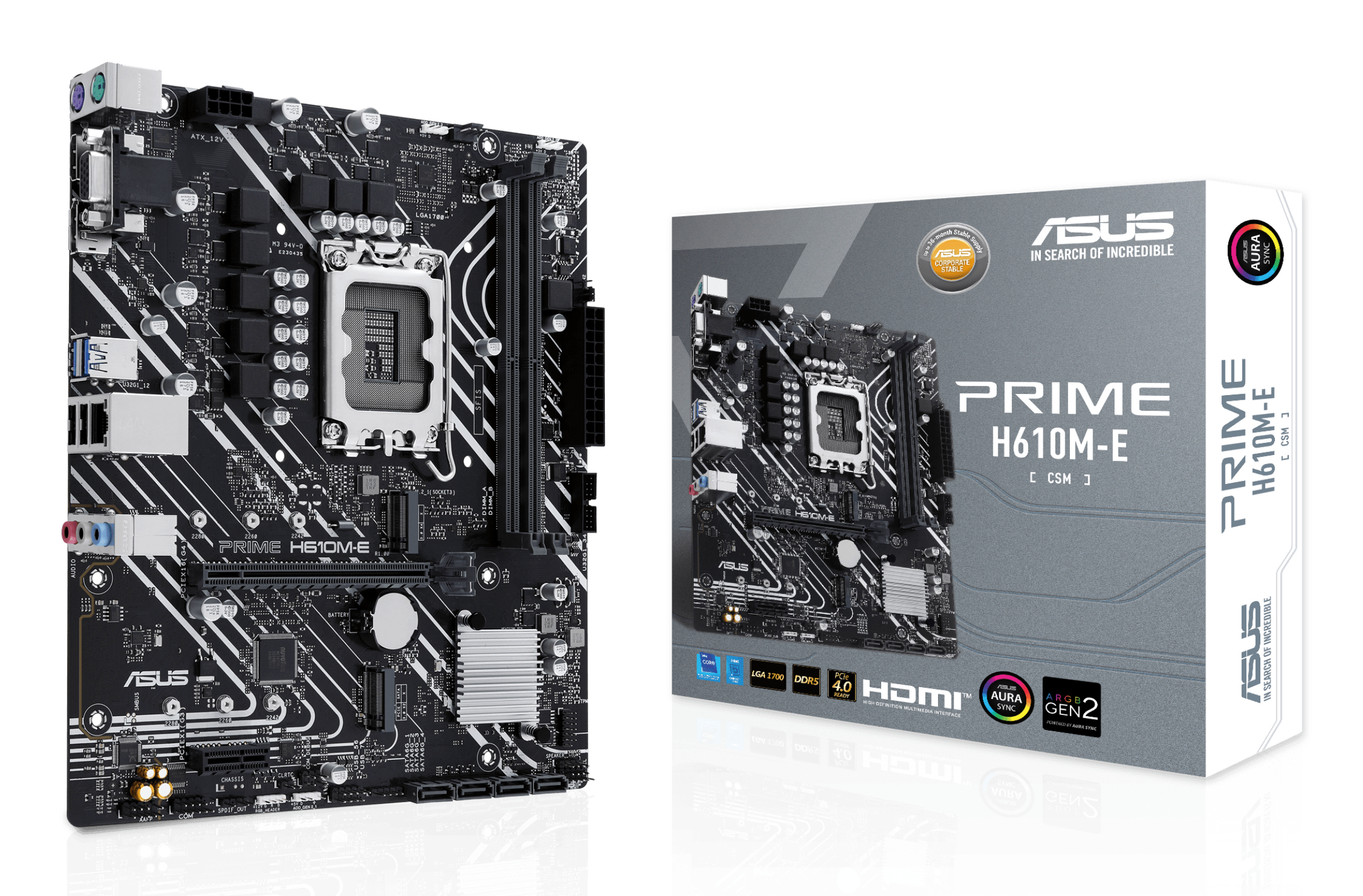 ASUS PRIME H610M-E-CSM Intel H610 LGA 1700 micro …