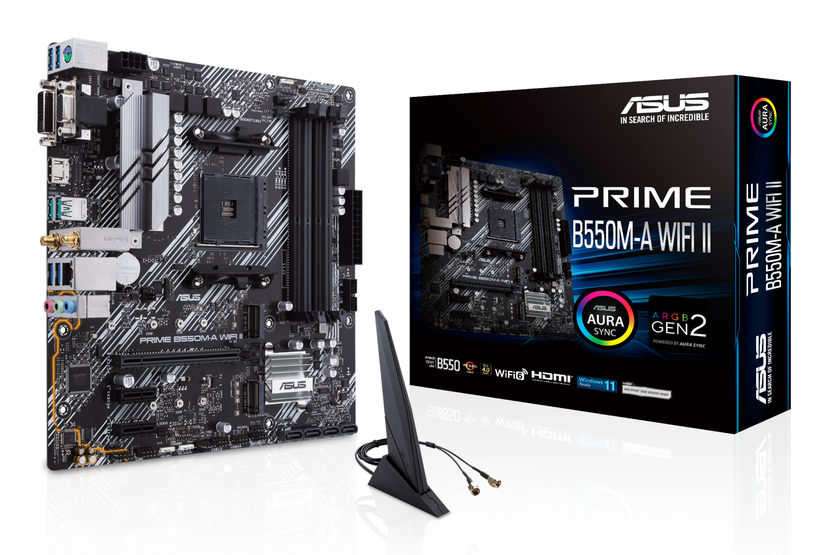 ASUS PRIME B550M-A WIFI II AMD B550 Socket …