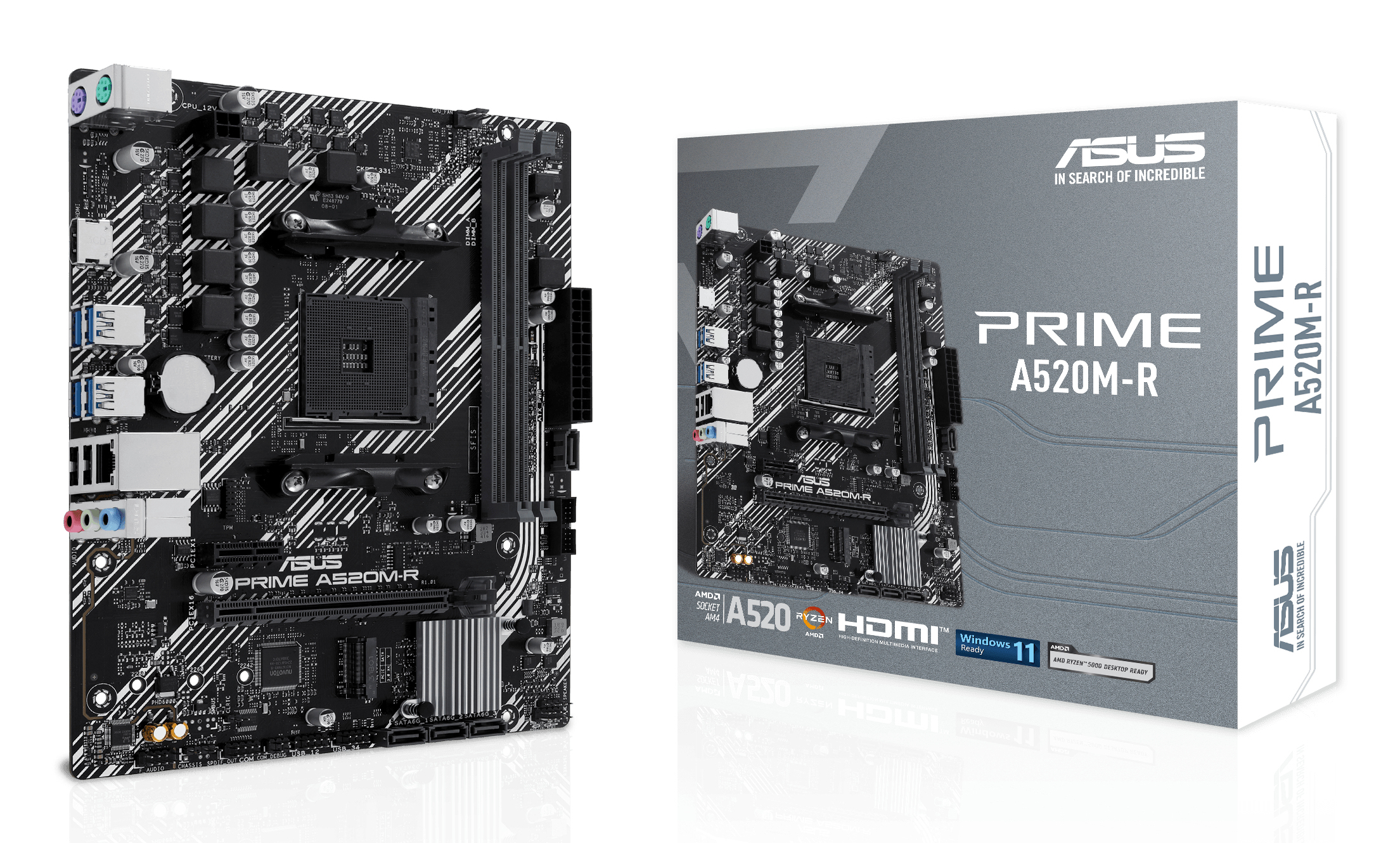 ASUS PRIME A520M-R AMD A520 Socket AM4 micro …