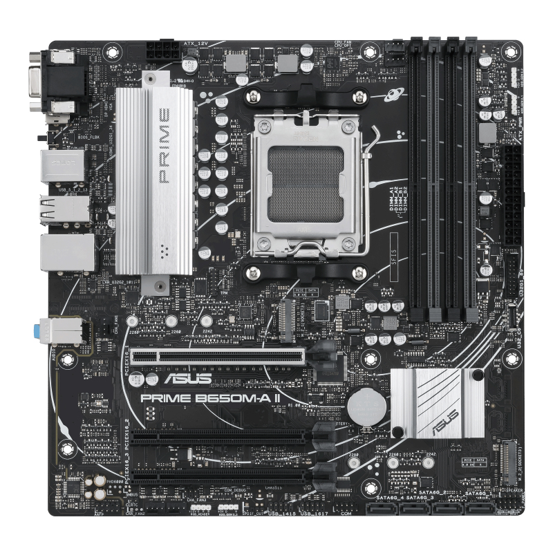ASUS PRIME B650M-A II-CSM AMD B650 Socket AM5 …