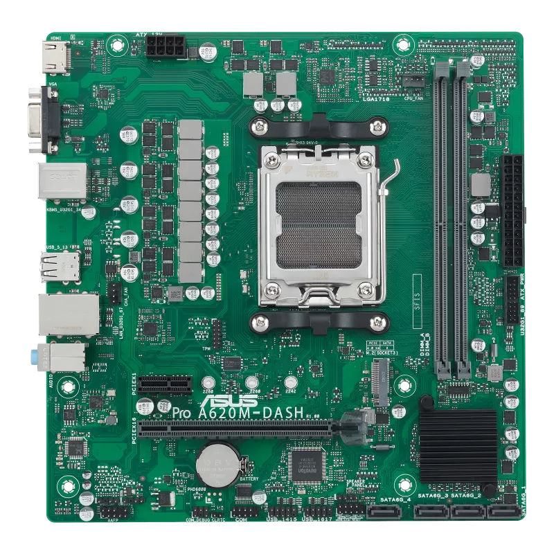 ASUS PRO A620M-DASH-CSM AMD A620 Socket AM5 micro …