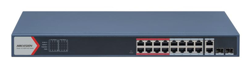 Hikvision DS-3E1318P-EI(B) Switch POE Smart Fast Ethernet a 16 porte