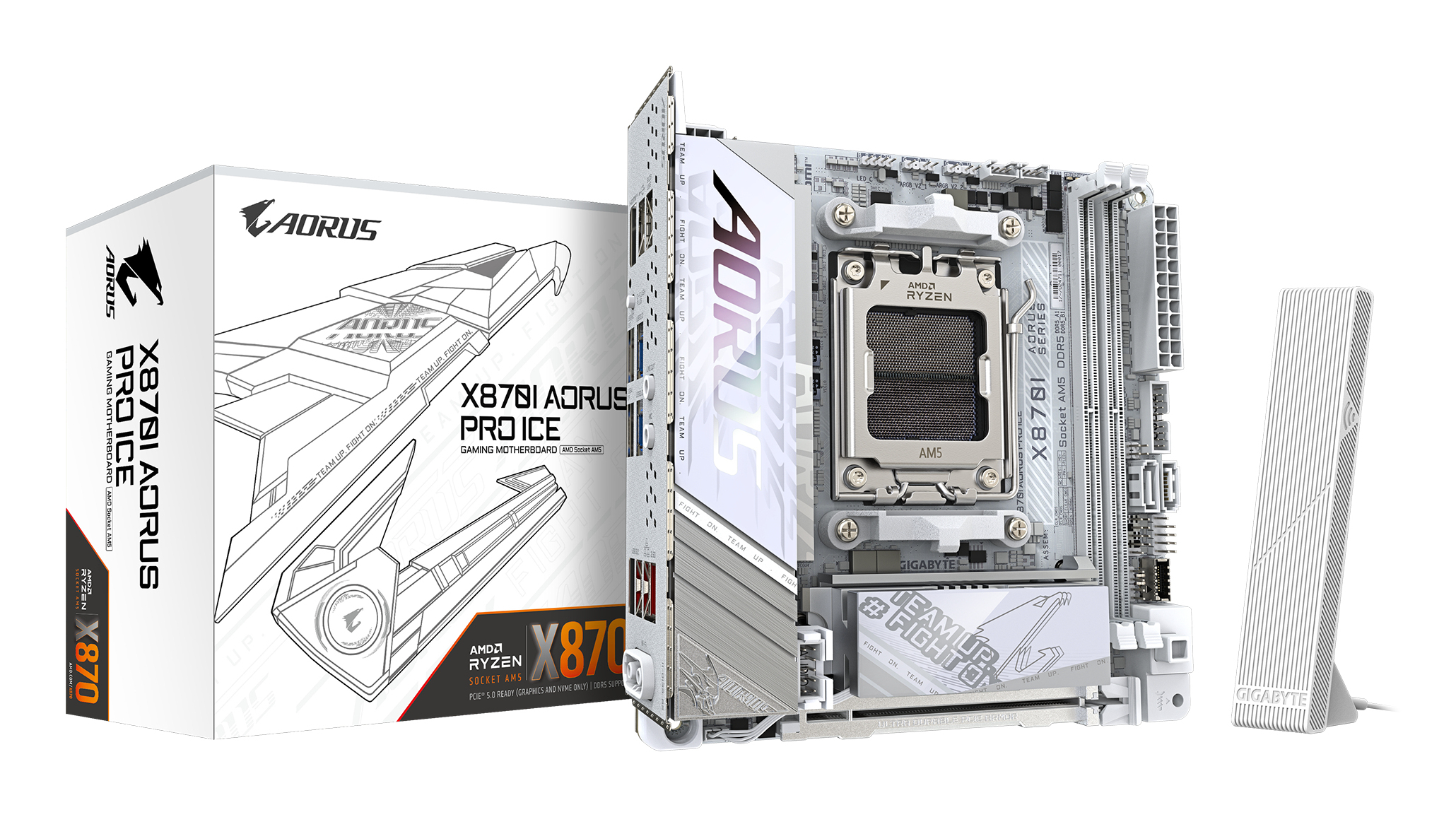 GIGABYTE X870I AORUS PRO ICE scheda madre AMD …