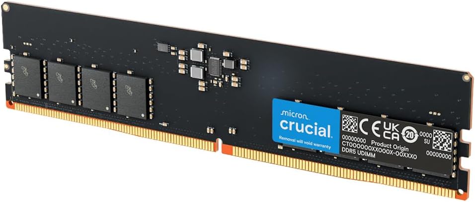 Modulo di memoria Crucial CT8G56C46U5 8 GB 1 x 8 GB DDR5 ECC