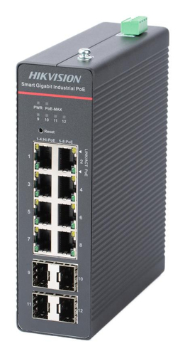 Hikvision DS-3T1512HP-SI-8P4F/Senza unita di alimentazione