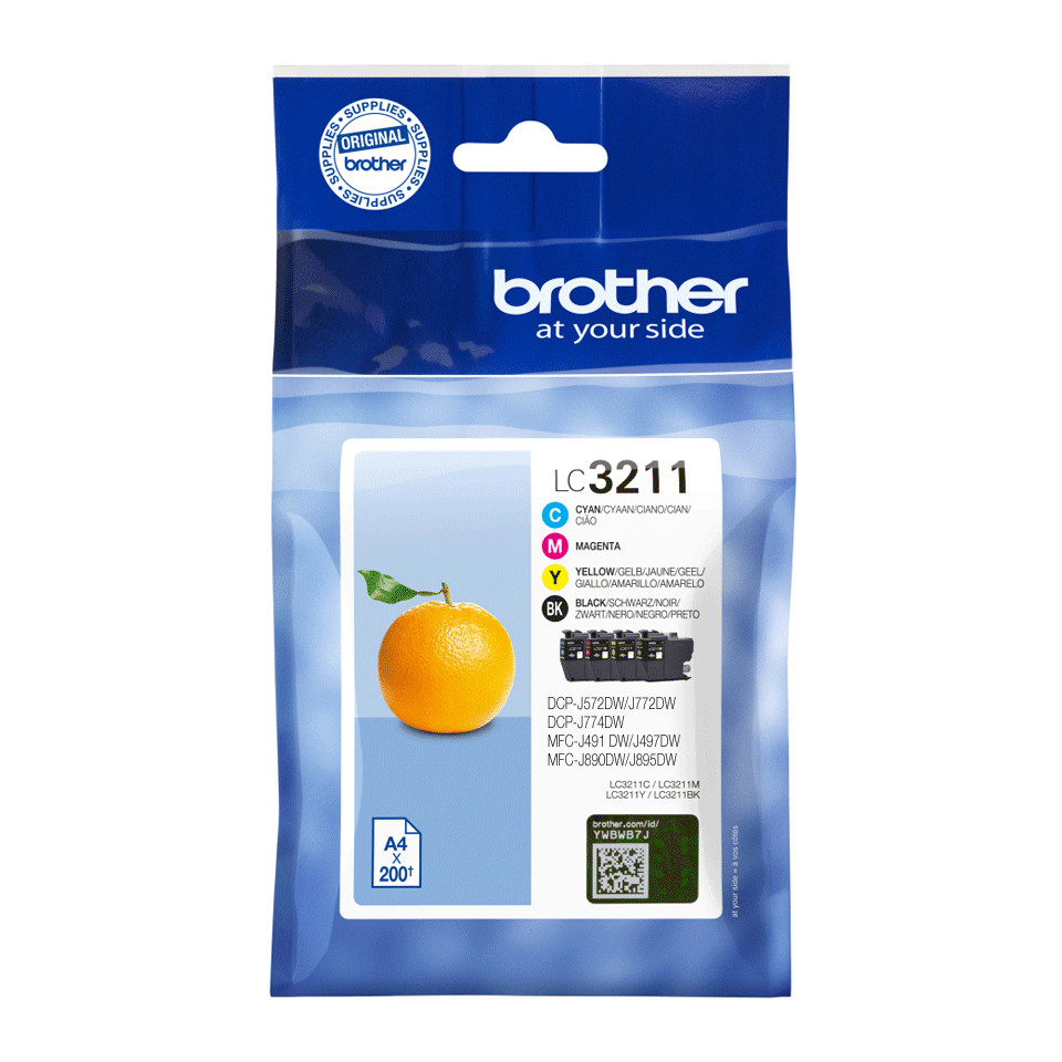 Brother LC3211VAL cartuccia d'inchiostro 4 pz Originale Resa …