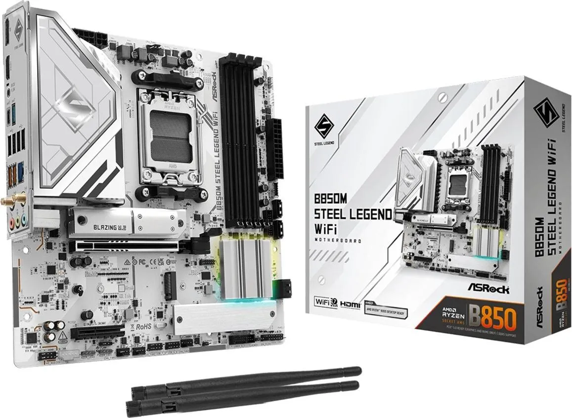 ASRock B850M STEEL LEGEND WIFI Scheda madre AMD …