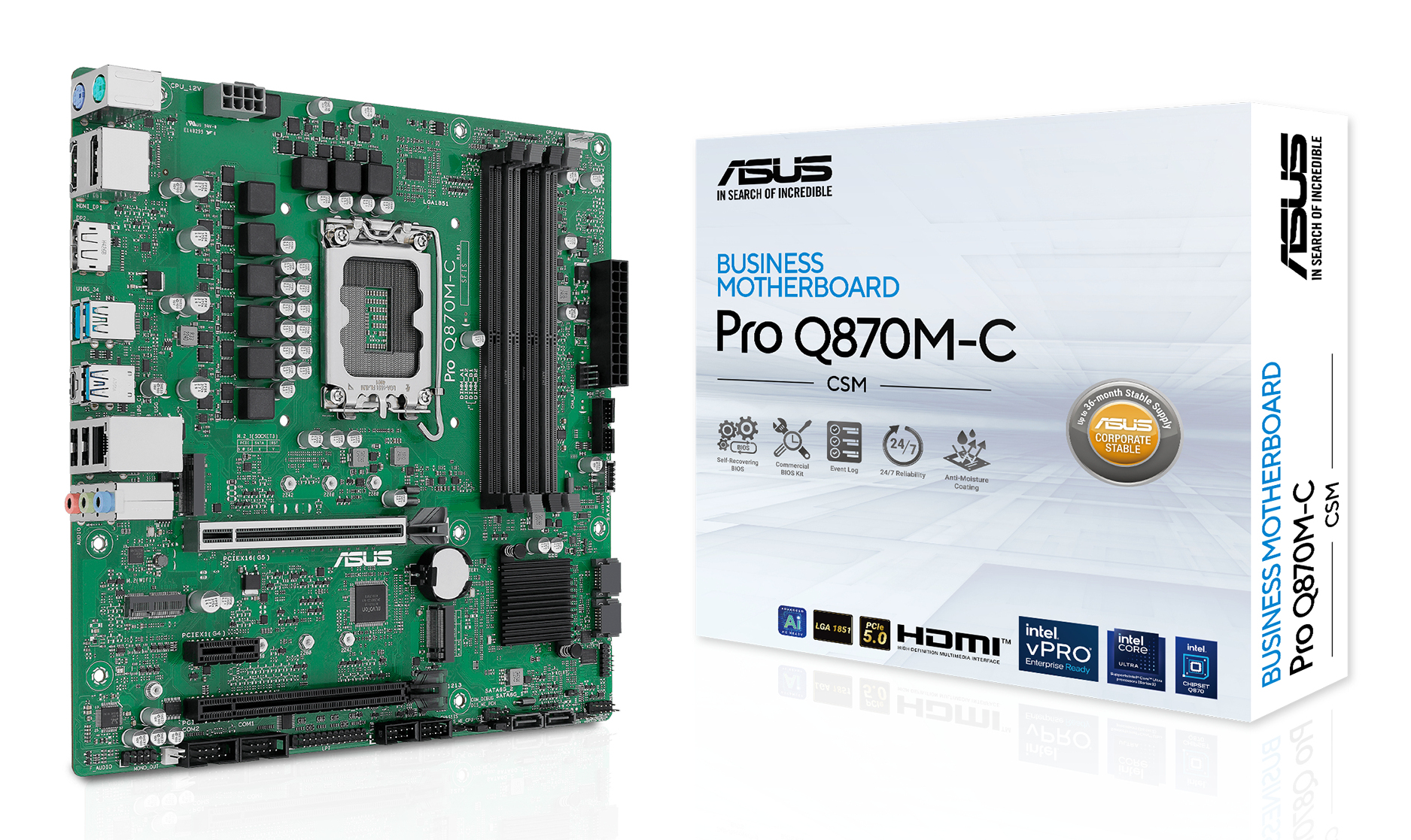 ASUS PRO Q870M-C-CSM Intel Q870 LGA 1851 (Socket …