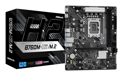 ASRock 90-MXBN00-A0UAYZ B760M-H2 Scheda madre Micro ATX con …