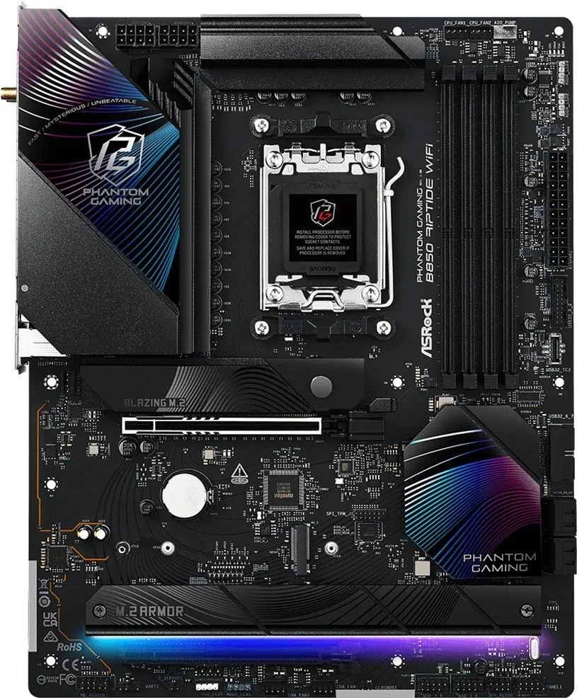 Asrock Phantom Gaming B850 Riptide WiFi AMD B850 …