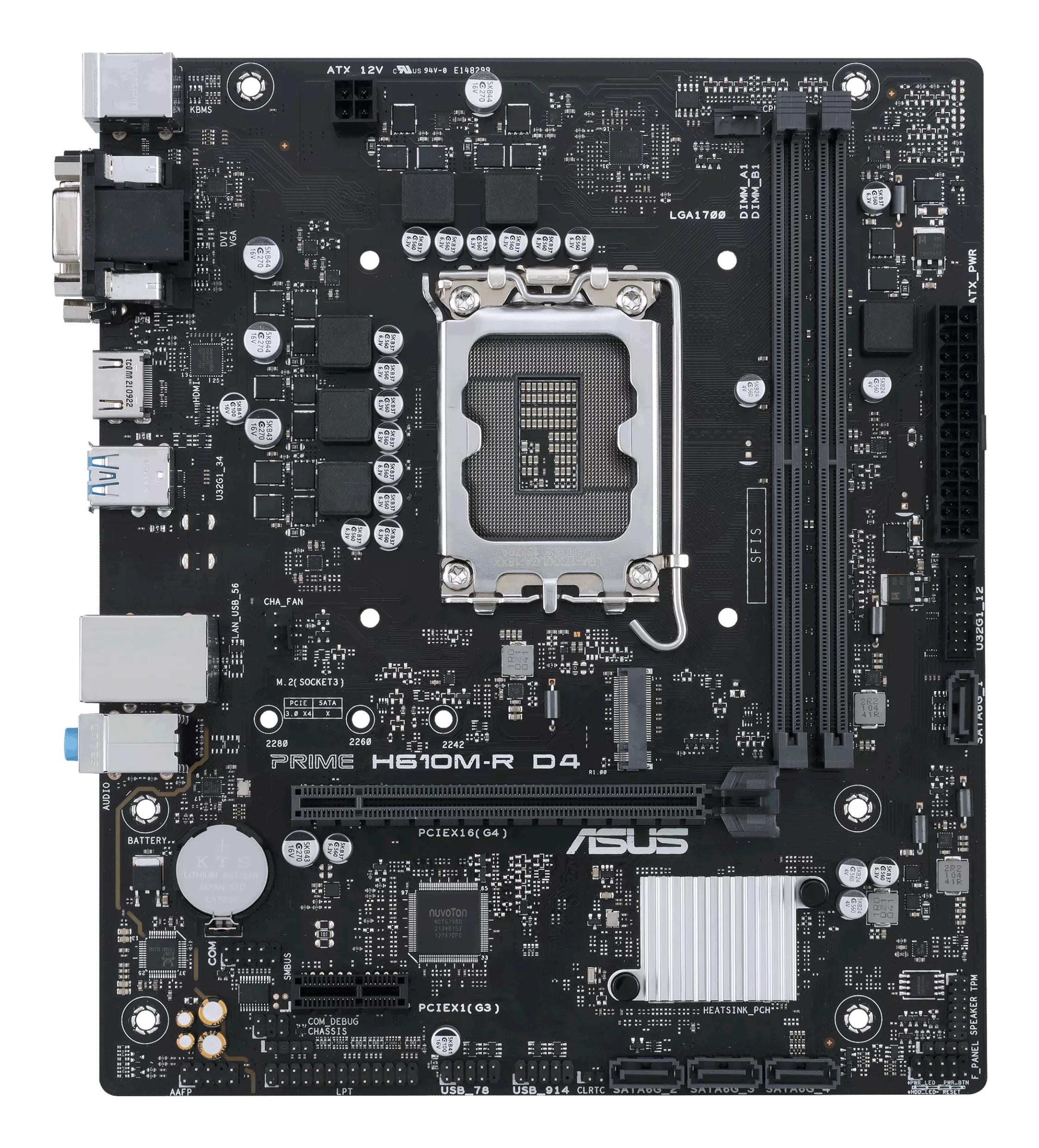 ASUS PRIME H610M-R D4 Intel H610 LGA 1700 …