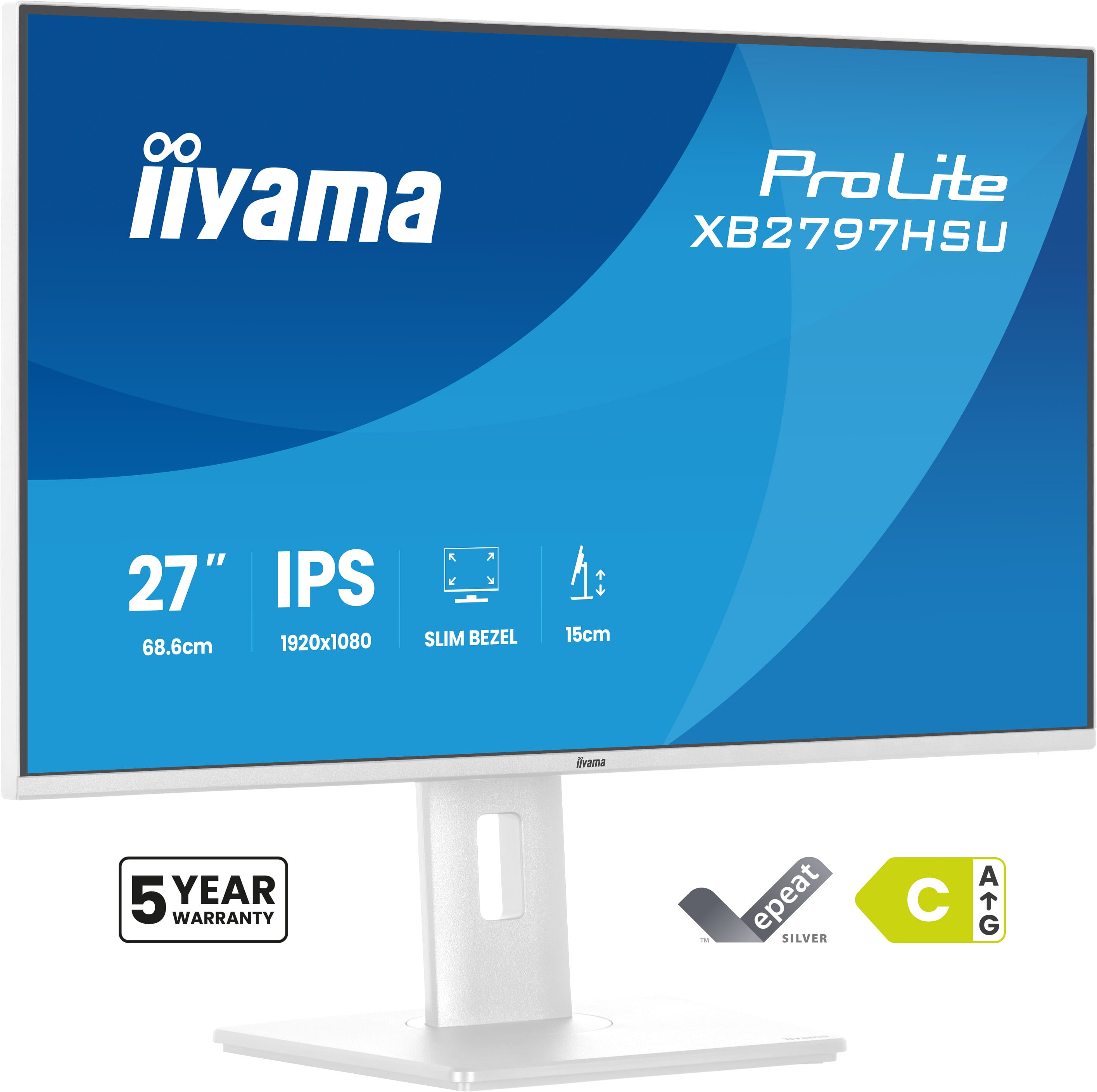 iiyama XB2797HSU-W1 Monitor ProLite 27" IPS FHD 120Hz …
