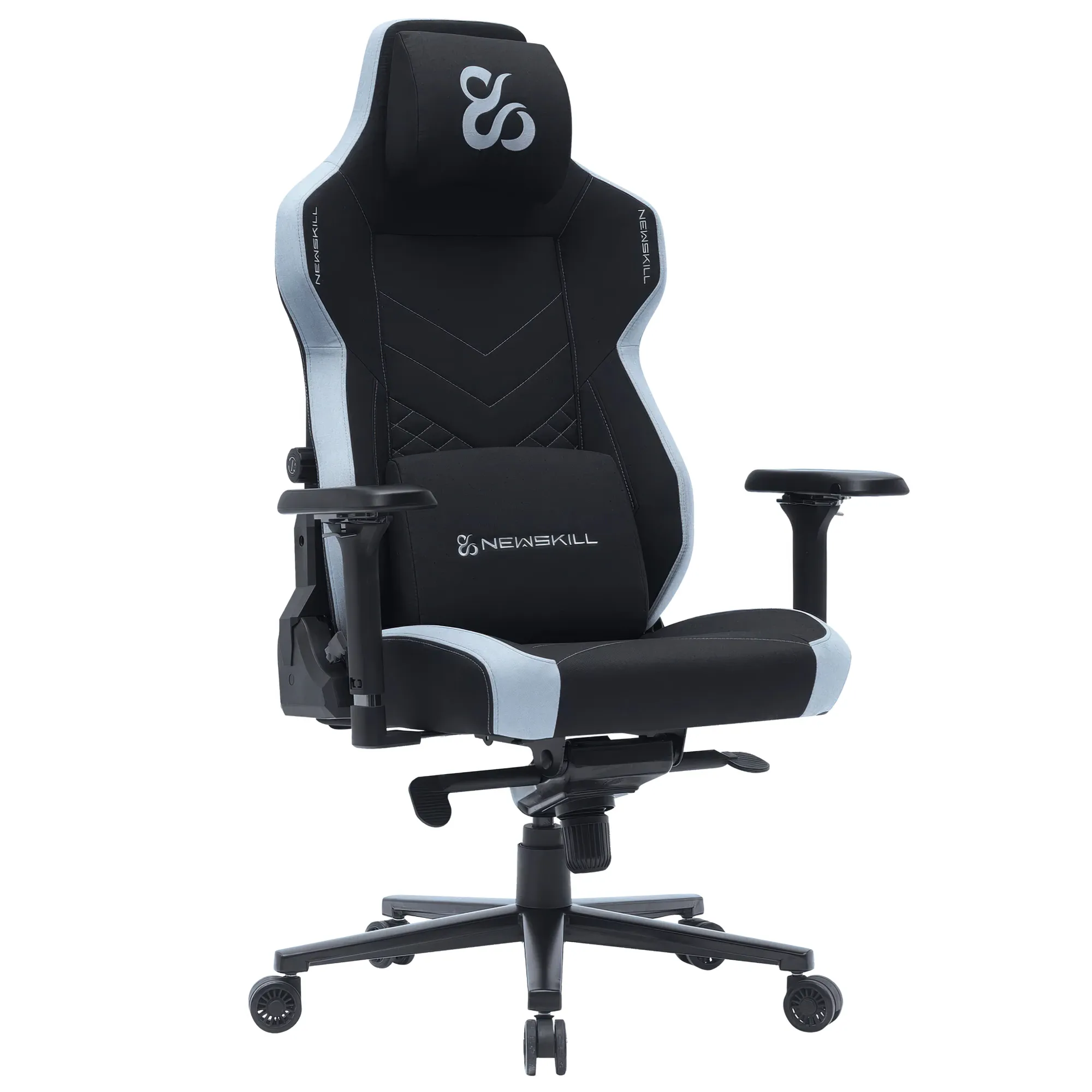 Newskill Banshee Pro - Sedia Gaming Ergonomica Professionale con Braccioli 4D e Schienale Reclinabile 180° - Blu