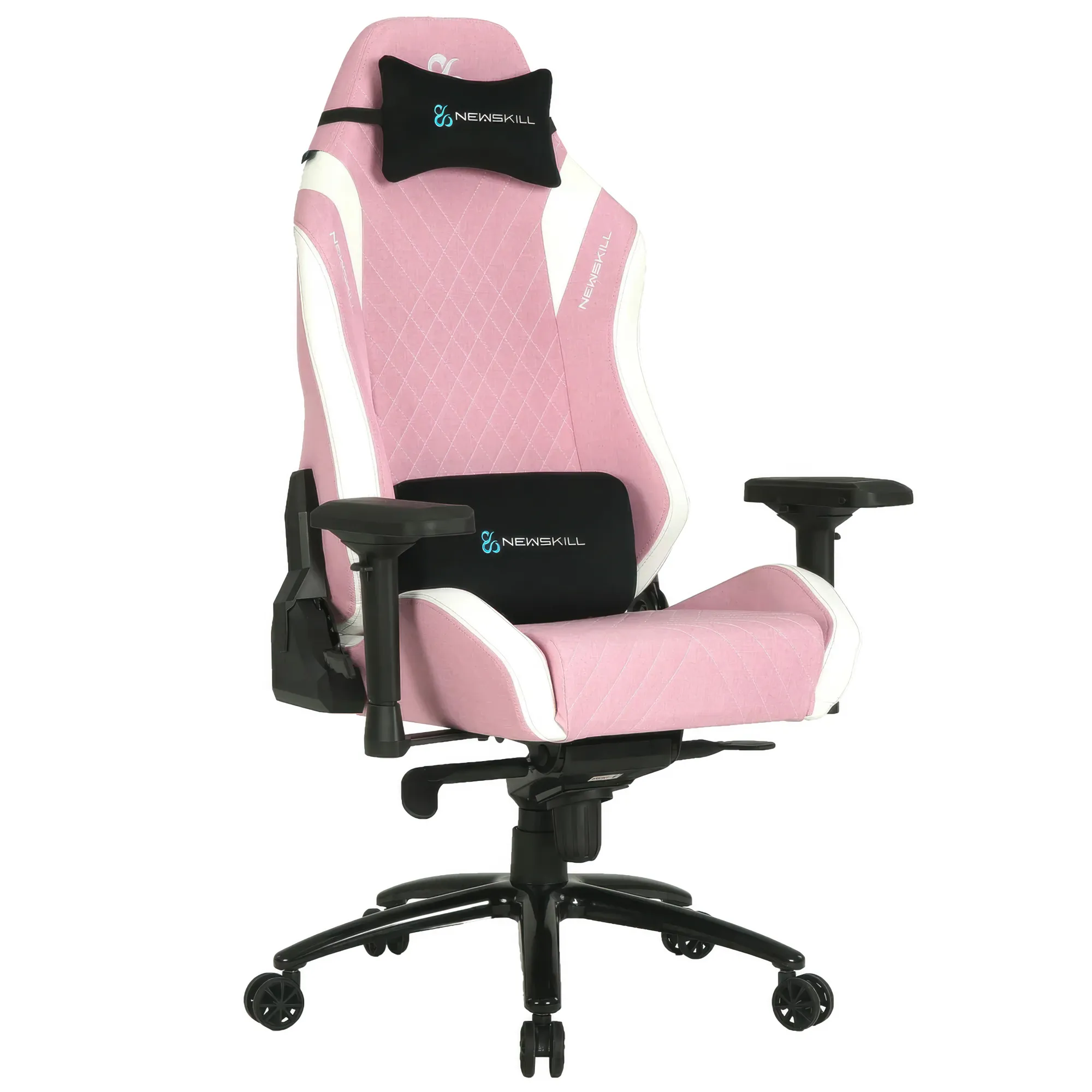 Newskill Neith Zephyr - Sedia Gaming Ergonomica Professionale con Braccioli 4D e Schienale Reclinabile 180° - Rosa