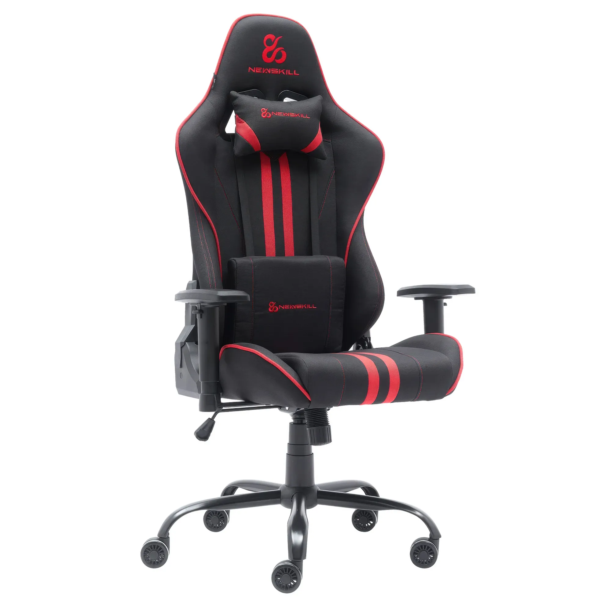Newskill Kitsune V2 - Sedia Gaming Ergonomica Professionale con Braccioli 2D e Schienale Reclinabile 180° - Rossa