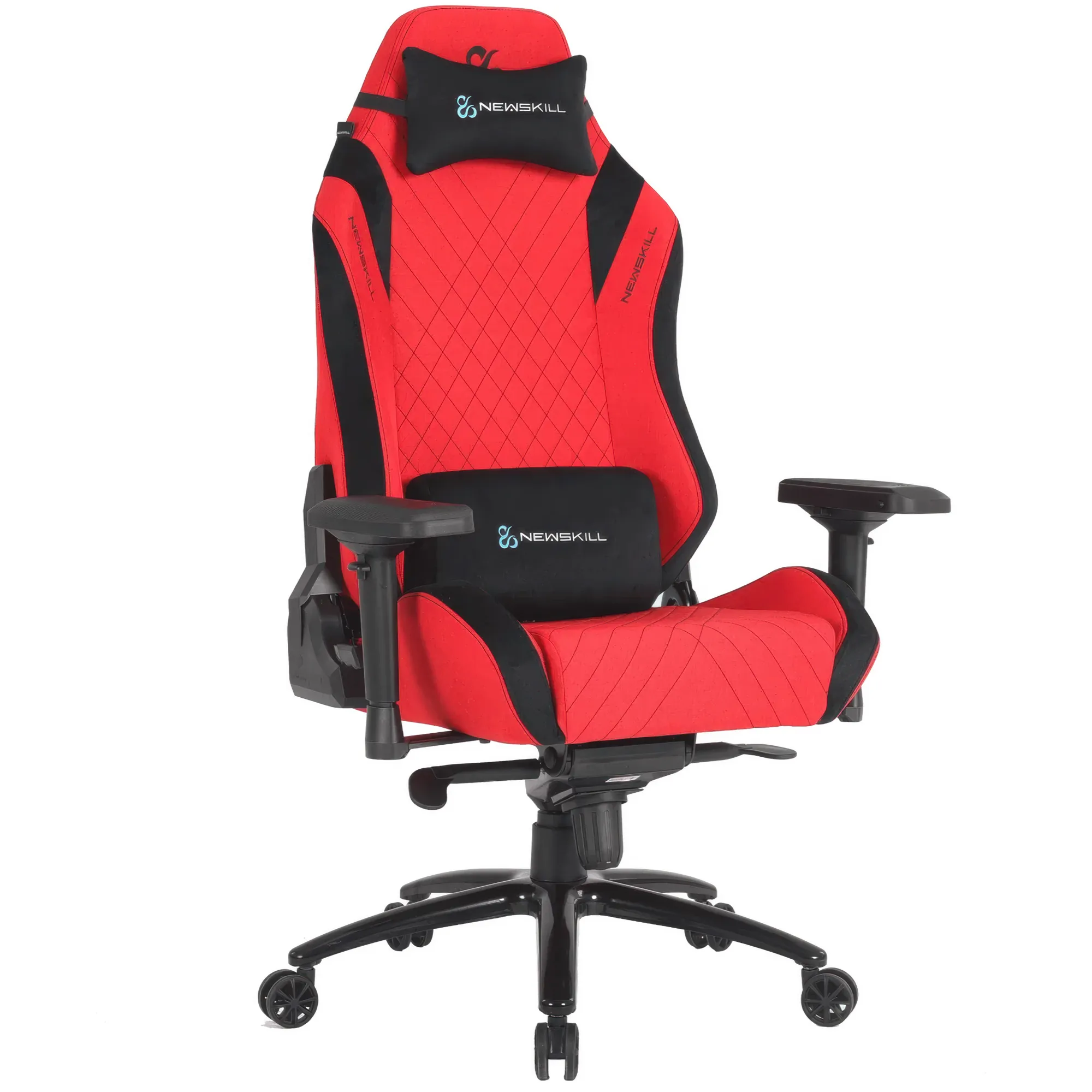 Newskill Neith Zephyr - Sedia Gaming Ergonomica Professionale con Braccioli 4D e Schienale Reclinabile 180° - Rosso