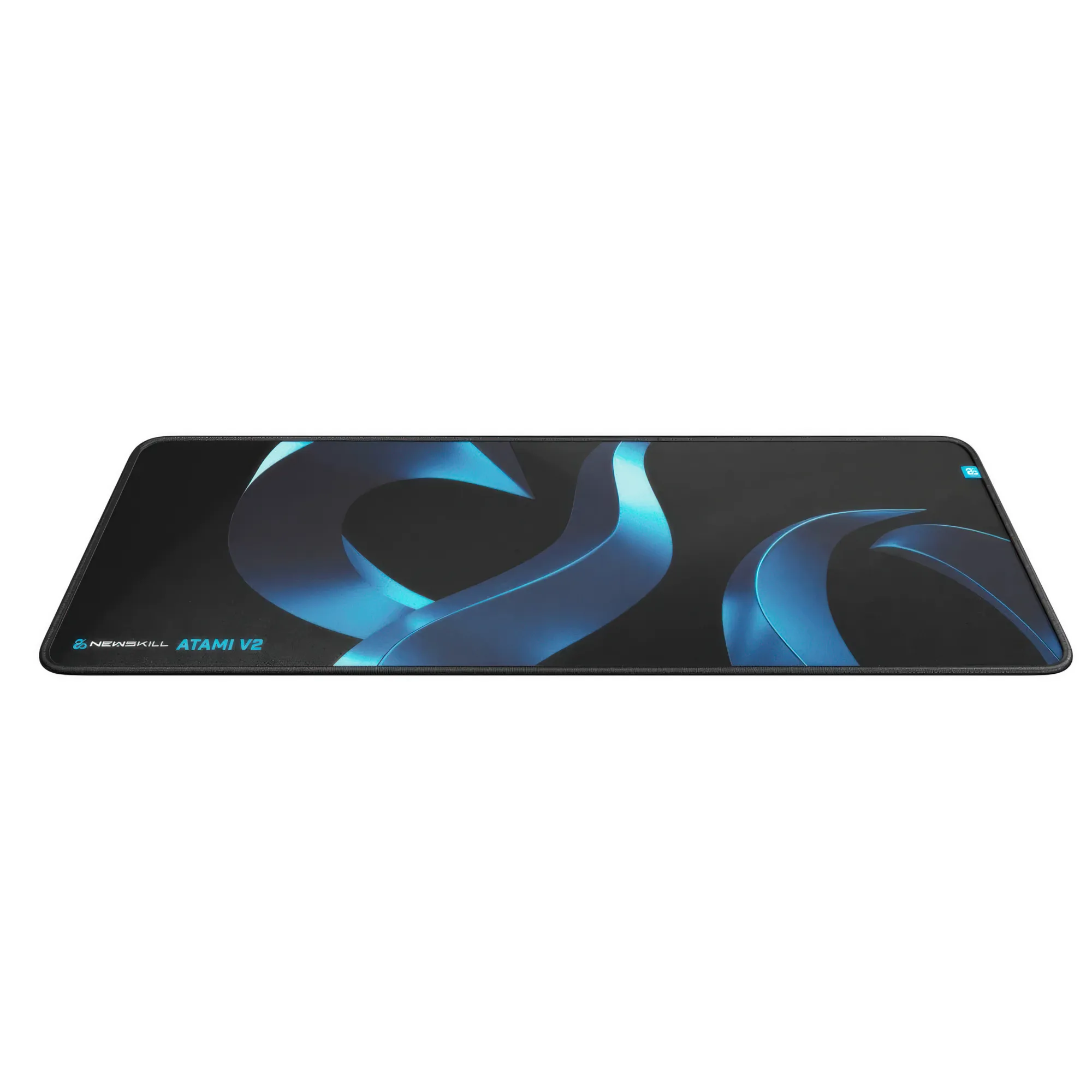 Newskill Atami V2 - Tappetino Gaming Esteso in Microfibra ad Alta Precisione con Base in Gomma Antiscivolo e Bordi Cuciti Rinforzati - Nero
