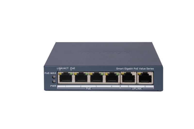 Hikvision DS-3E1506P-EI/M Switch PoE Gigabit Gestito