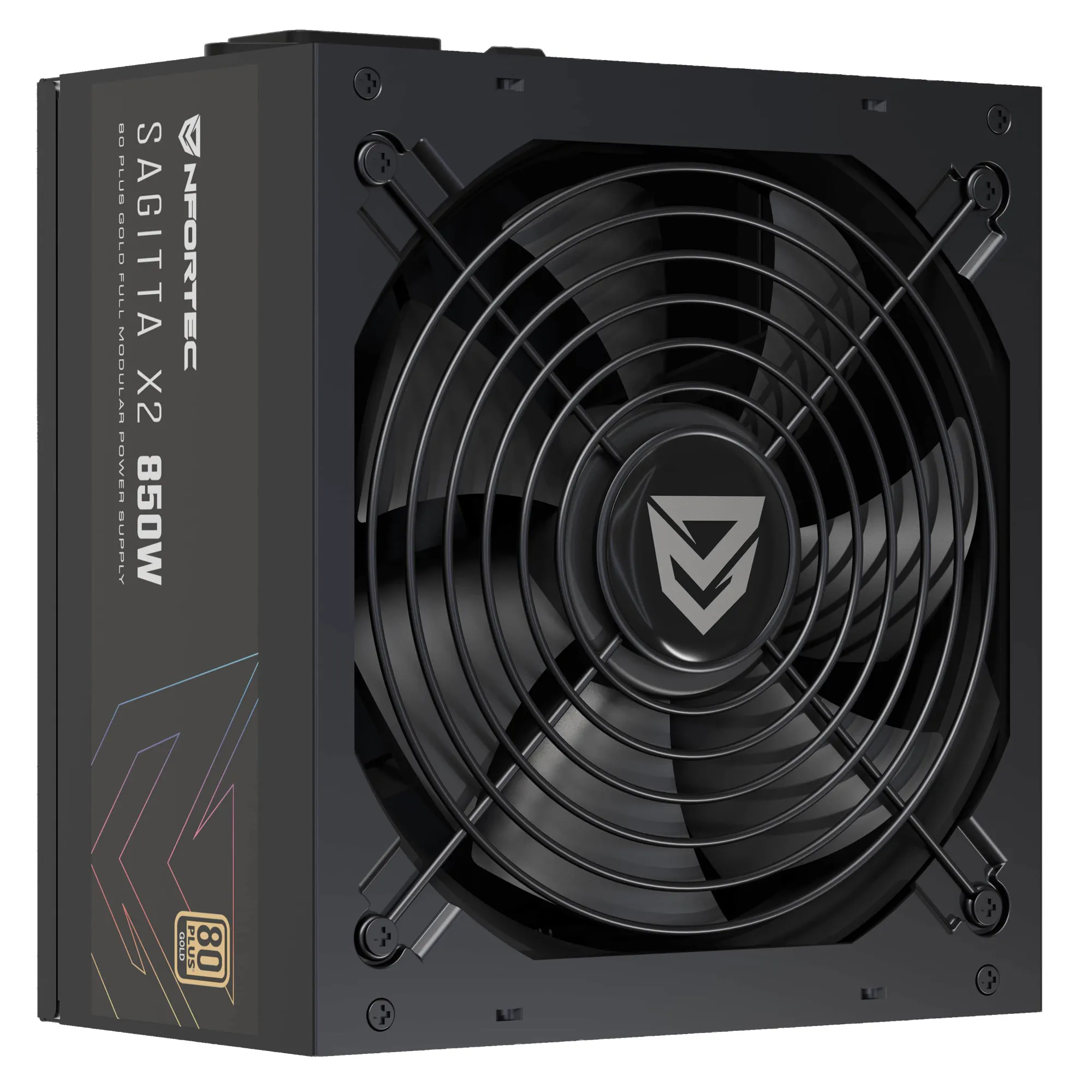 Nfortec Sagitta X2 850W PCIe 5.1 80 Plus Gold Full Modular A-RGB - 850 Watt
