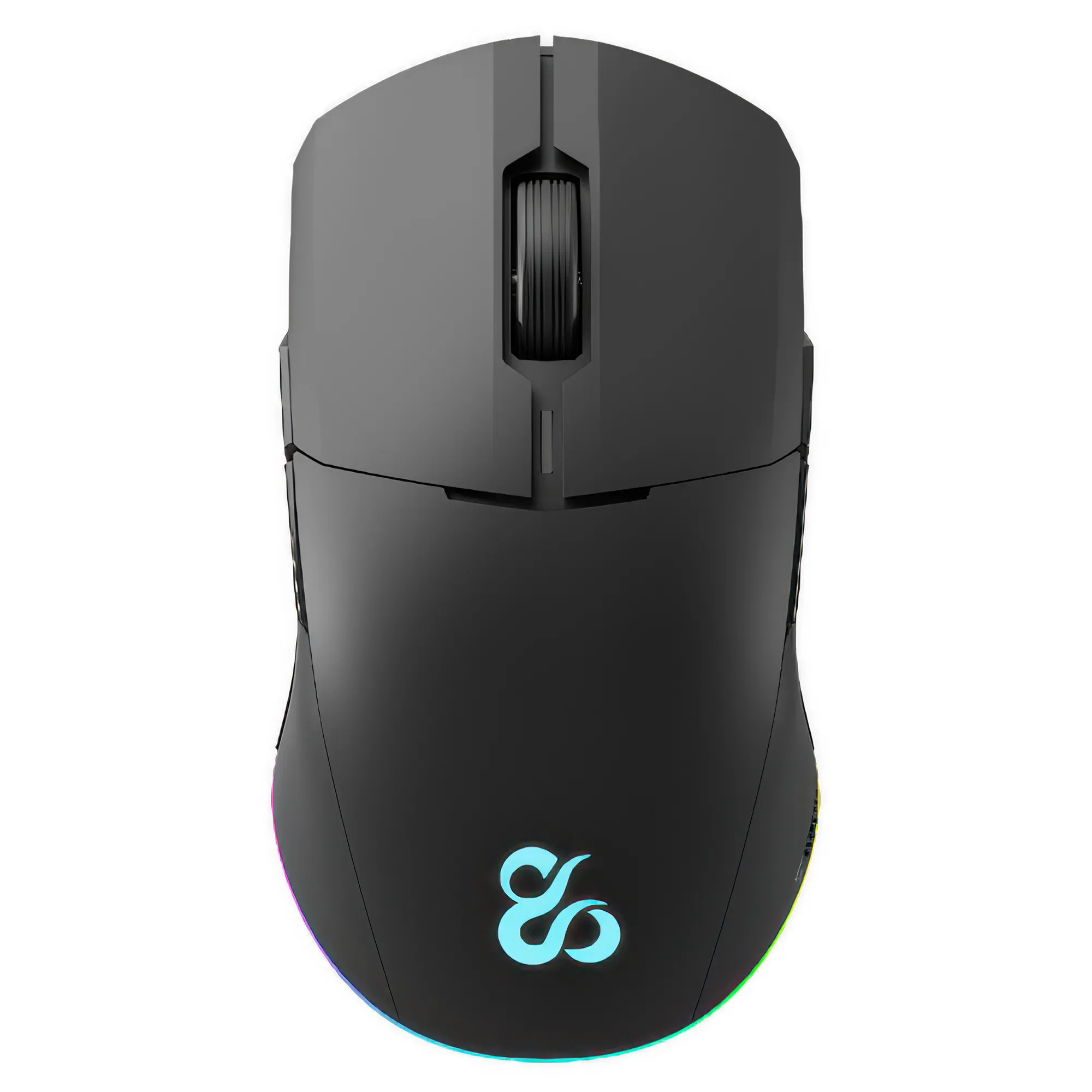 Newskill Chiron Pro - Mouse Gaming Wireless Ambidestro con Sensore Pixart PMW3335 16.000 DPI, Switch Huano e RGB - Nero