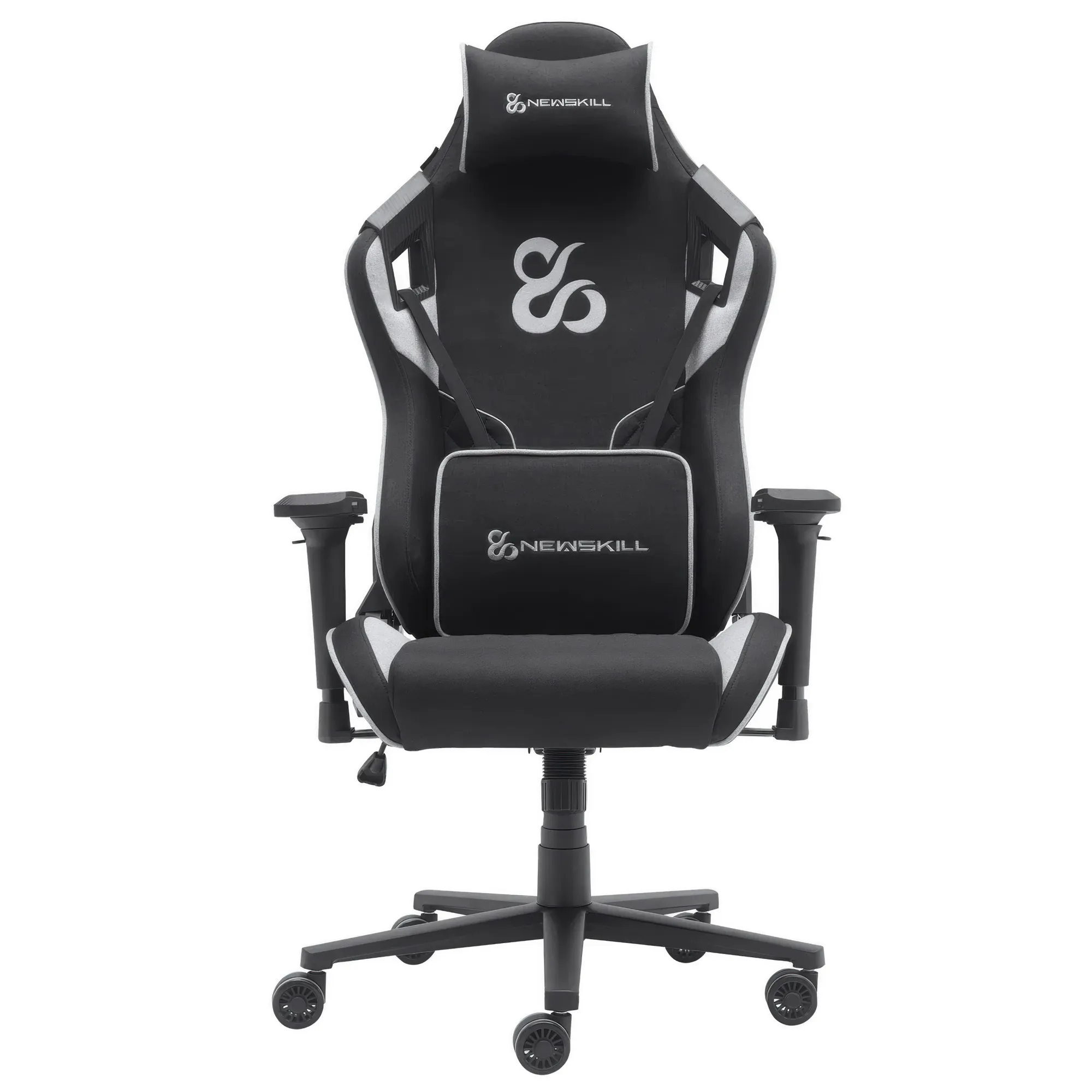 Newskill Takamikura V2 - Sedia Gaming Ergonomica Professionale con Braccioli 4D e Schienale Reclinabile 180° - Grigio