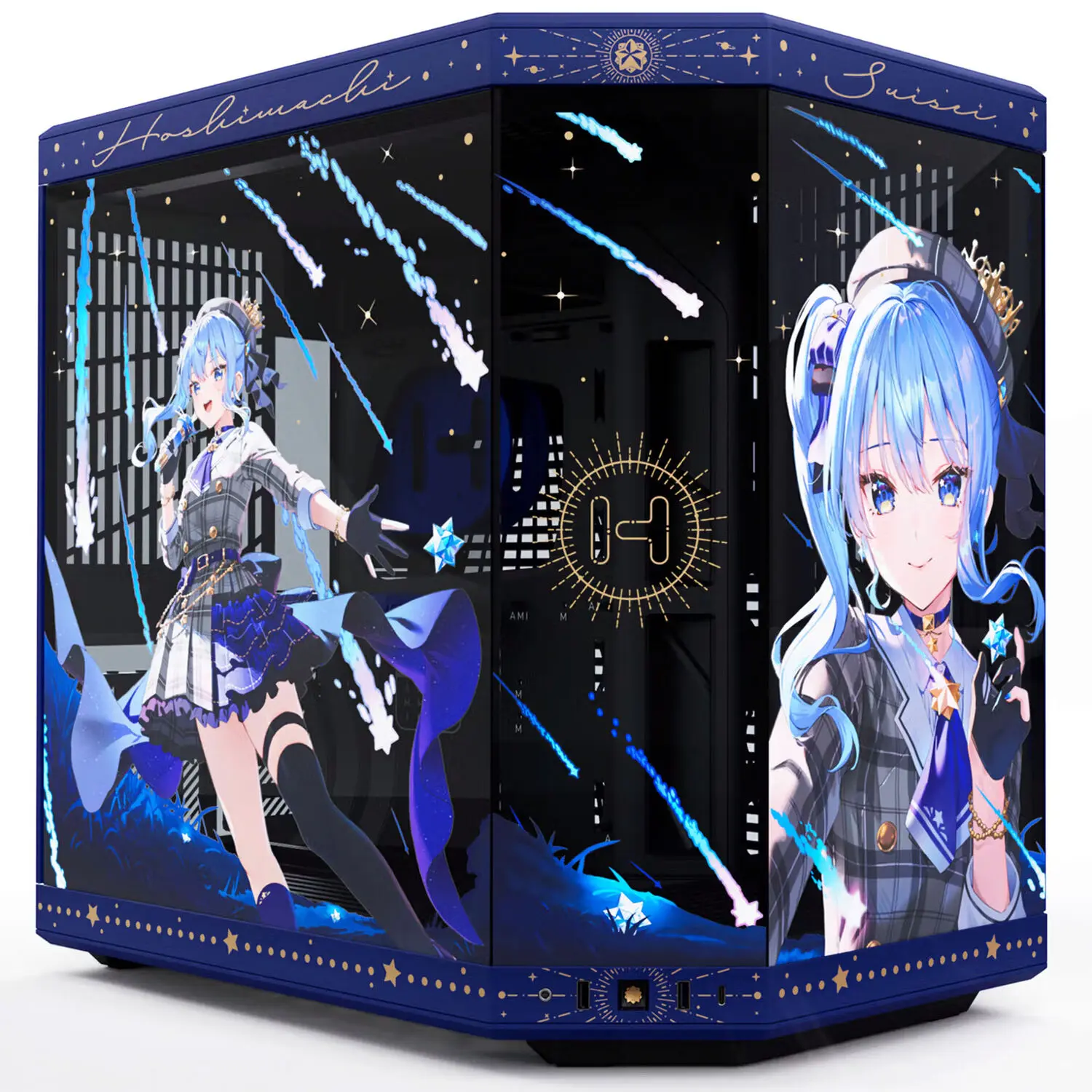 HYTE Y70 Suisei Edition - Blu/Oro