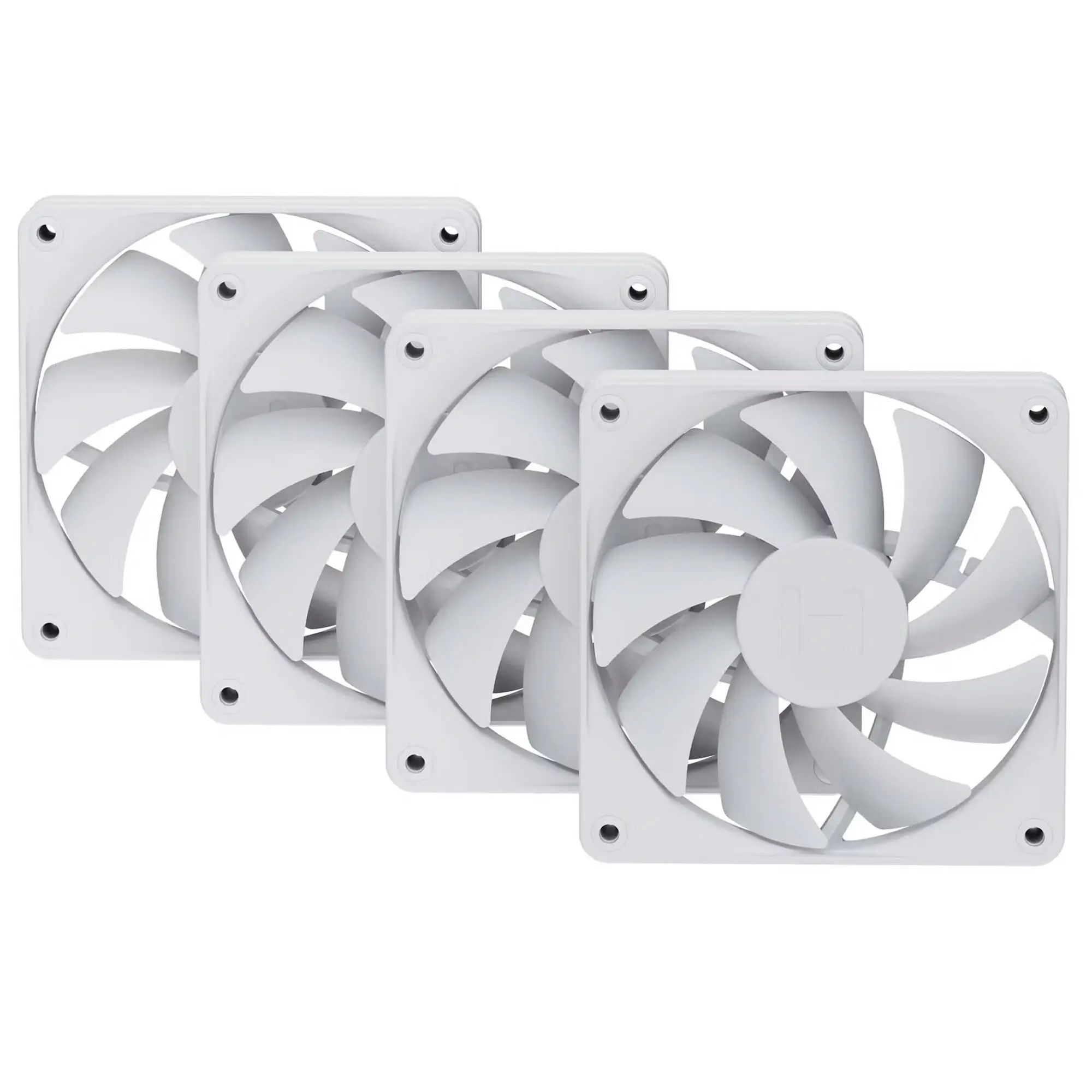 HYTE Flow FA12 Fan, Confezione 4 pezzi - 120mm - Snow White