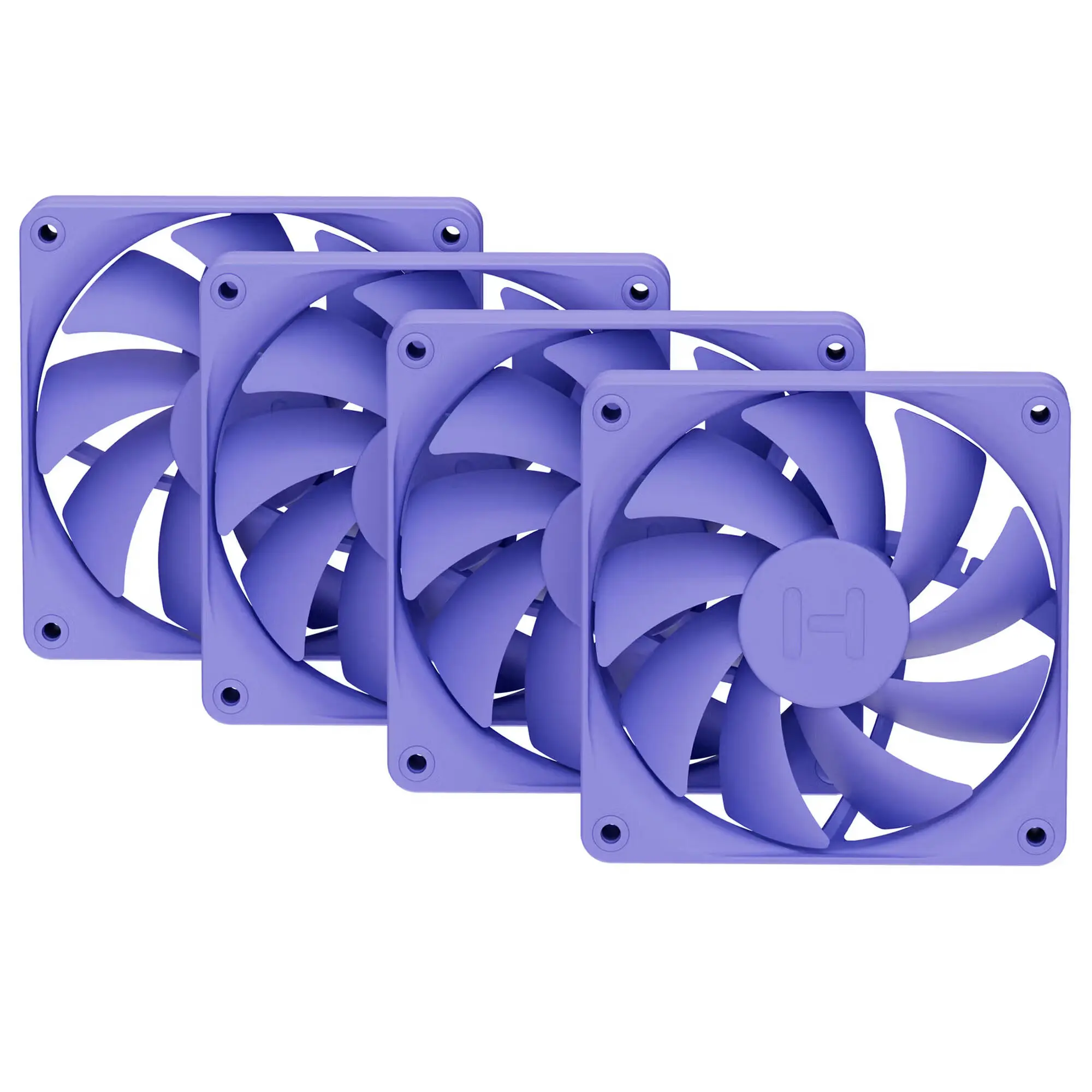 HYTE flow FA12 - Ventole PWM 120mm Pack da 4 con Splitter - Taro Milk