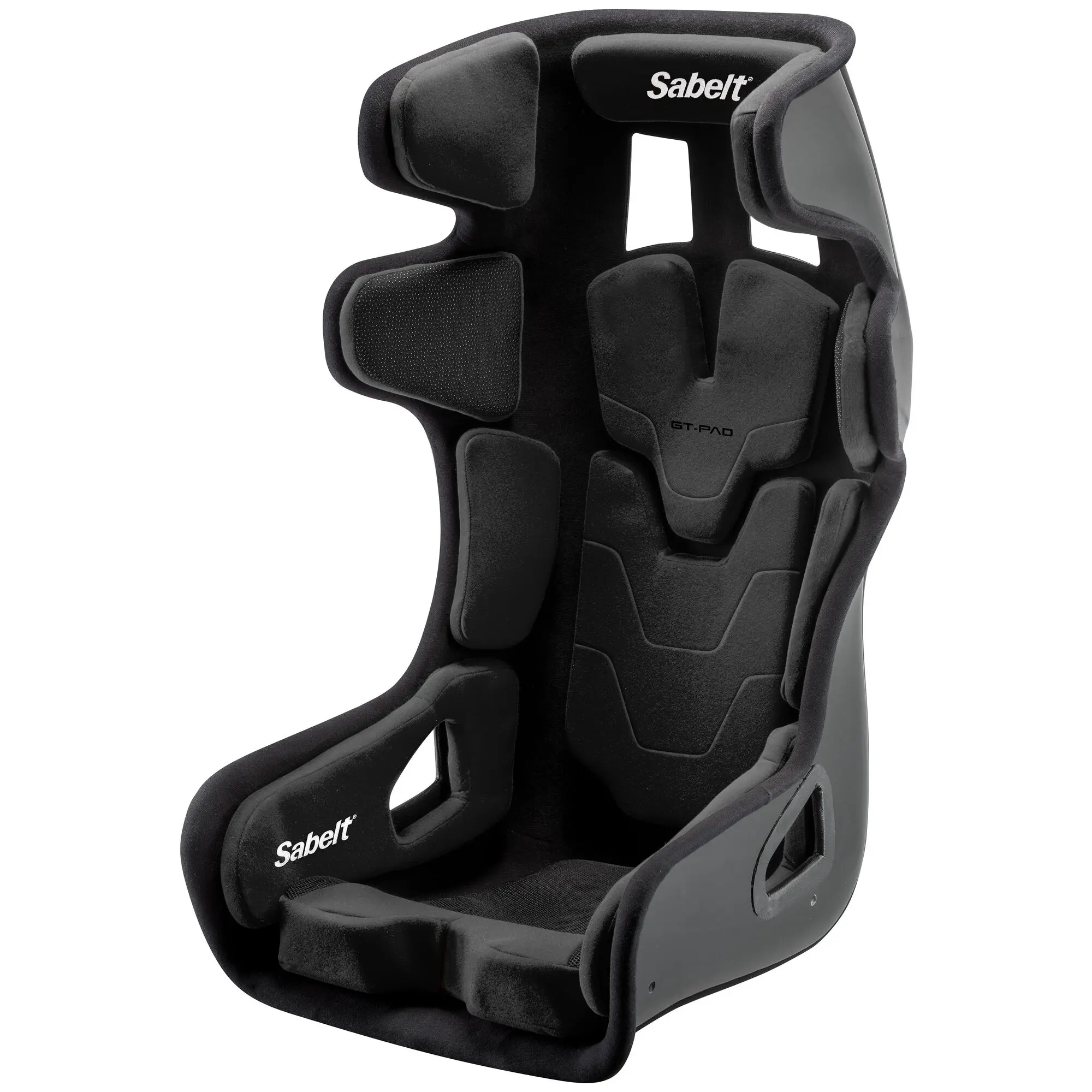 Sabelt GT PAD XL - Sedile Racing FIA in Fibra di Vetro con Imbottitura Modulare - Nero