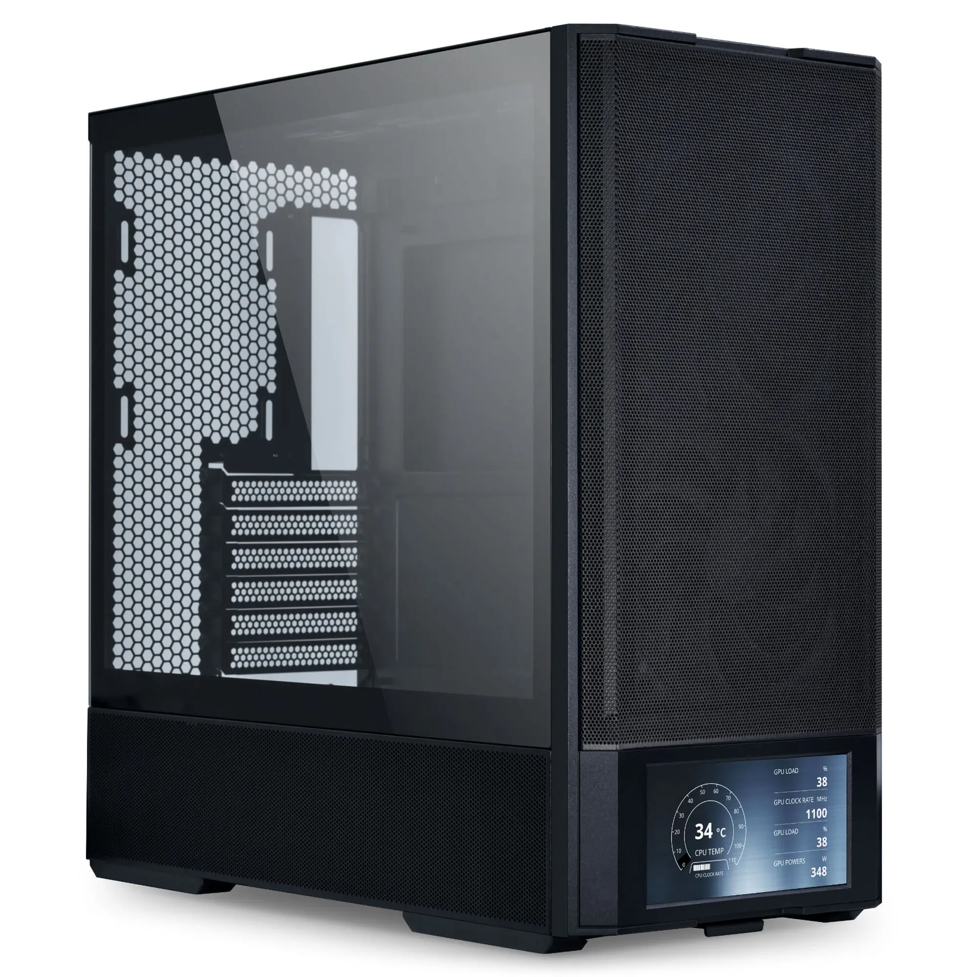 Lian Li LANCOOL 207 Digital, Tempered Glass - Nero