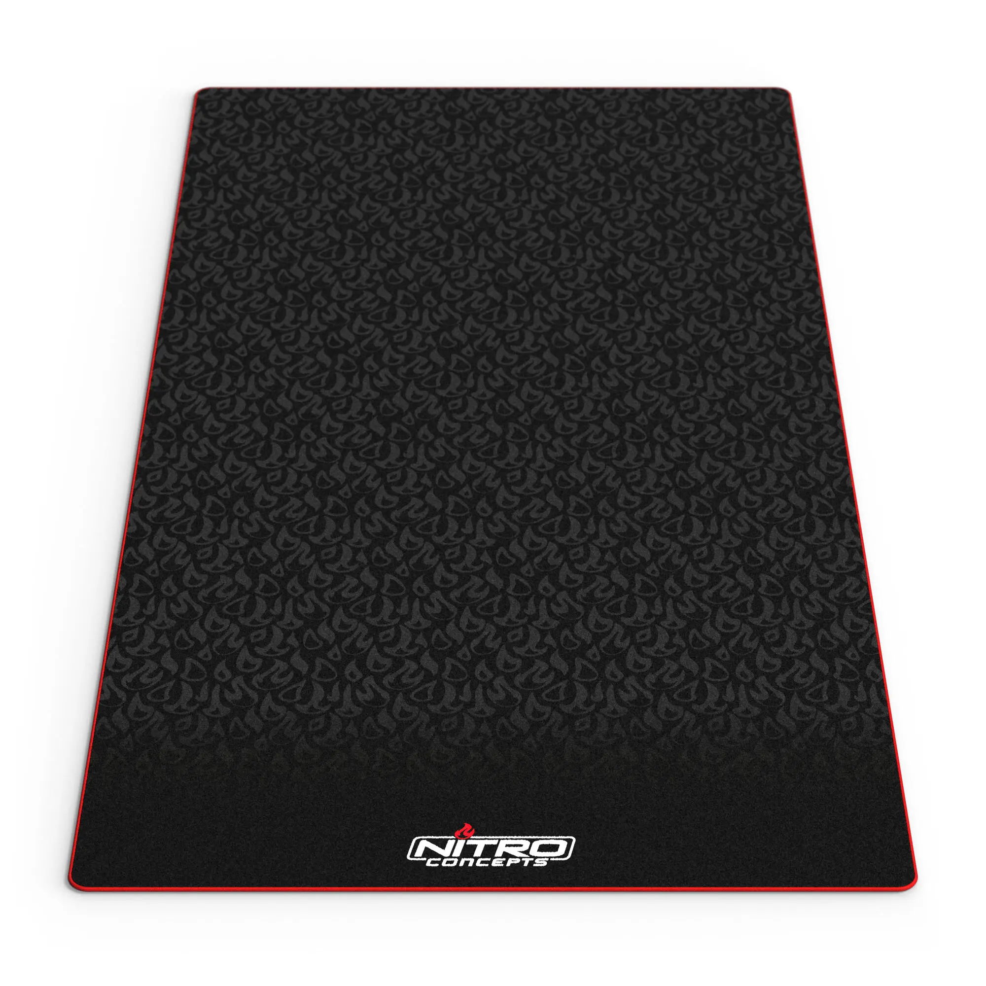 Nitro Concepts Floor Mat - Tappeto Protettivo per Rig Sim Racing 150 x 75 cm, Antiscivolo - Nero