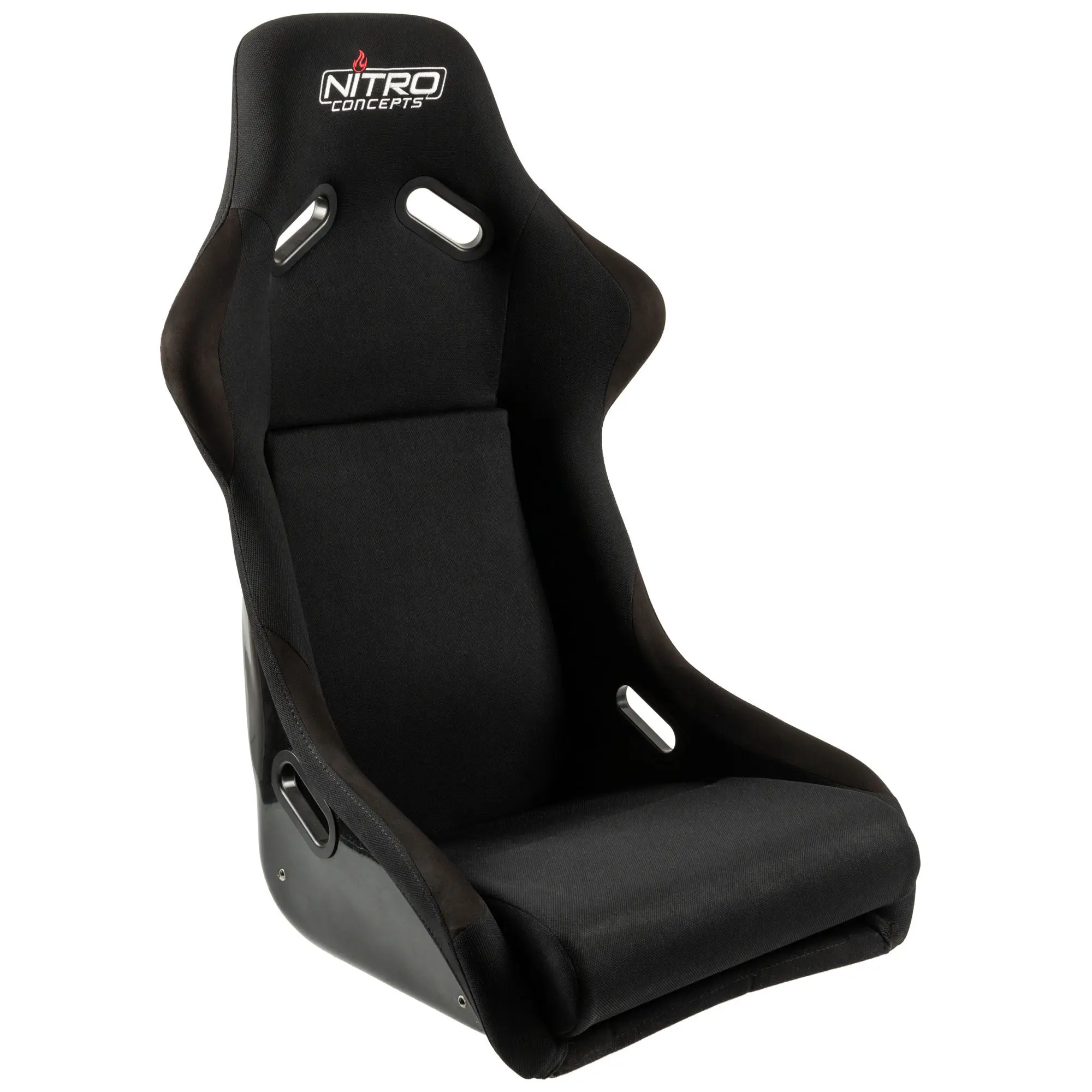 Nitro Concepts R300 EVO - Sedile Sim Racing con Scocca in Vetroresina e Imbottitura in Schiuma Fredda - Nero