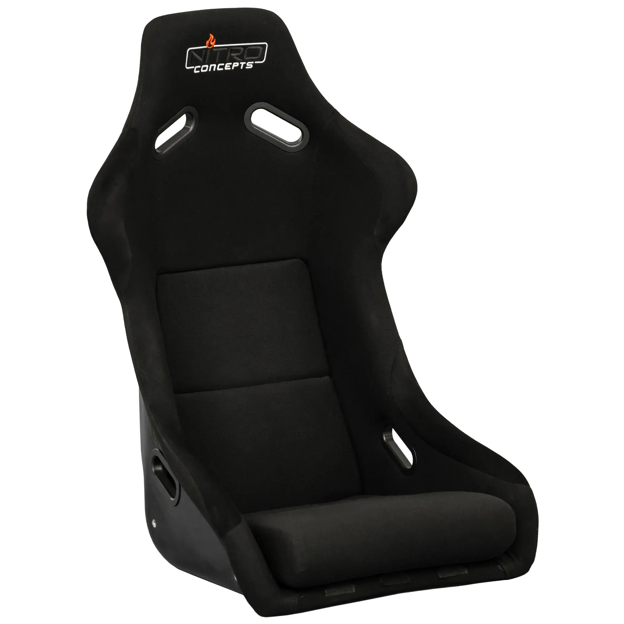 Nitro Concepts R300 - Sedile Sim Racing con Scocca in Fibra di Vetro e Imbottitura in Schiuma a Freddo - Nero